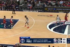 九游娱乐官方-普尔成为2019届选秀命中1000+三分首人 同届有锡安&amp;莫兰特等