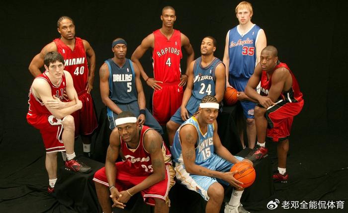 重排NBA2003年选秀前5顺位，安东尼第3 韦德屈居第2
